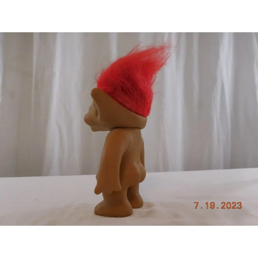 Ace Novelty Treasure Troll 8” Pink‎ Hair  Pink Star Jewel